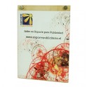 Portagráfica Acrílico Vertical "MURO" Formato Doble Carta 3MM